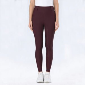 high waist silicone full seat riding tights