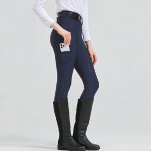 women's high waist full seat silicone grip riding breeches with side pockets (copy)
