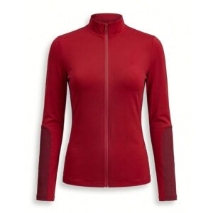 elegant long sleeve equestrian show shirt with standing collar (copy)