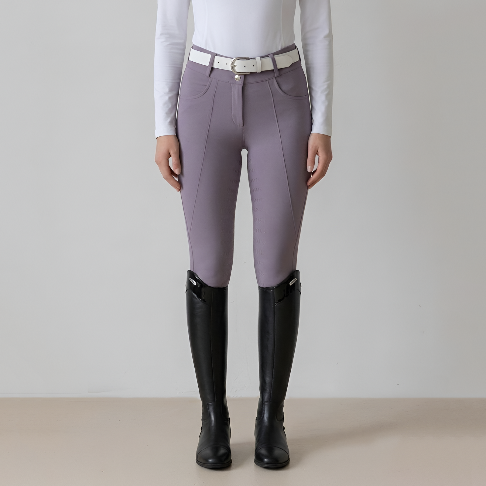 cross over high waist equestrian riding breeches with feather silicone full seat cross over high waist equestrian riding breeches with feather silicone full seat