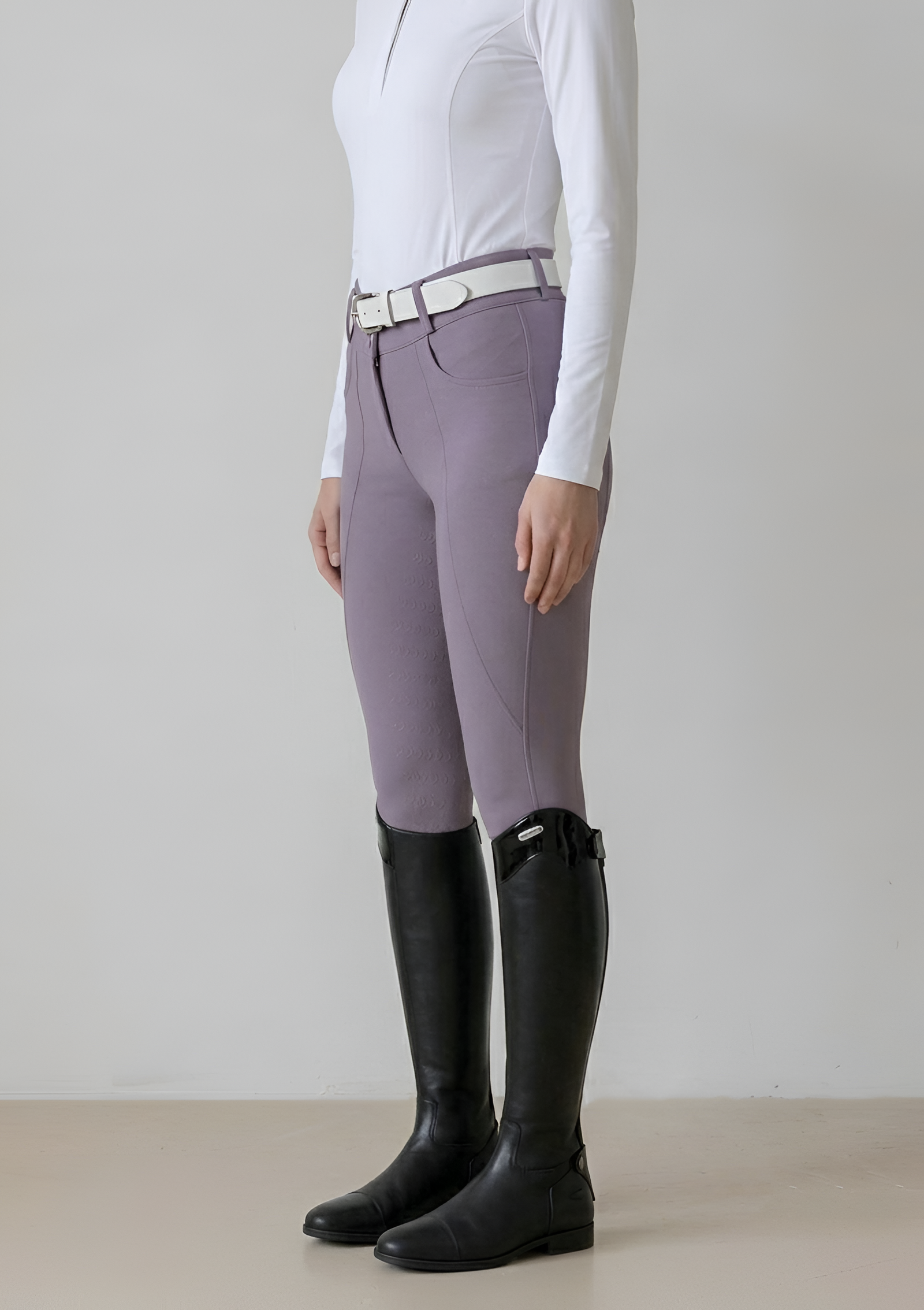 cross over high waist equestrian riding breeches with feather silicone full seat cross over high waist equestrian riding breeches with feather silicone full seat