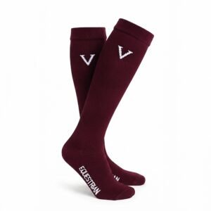 Home technical knee high equestrian riding socks for tall boots