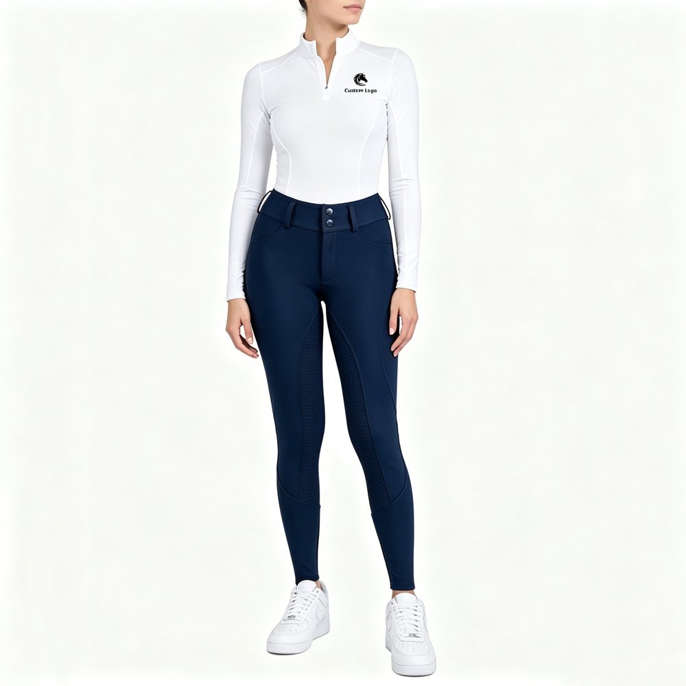 women's high waist navy blue silicone grip equestrian breeches women's high waist navy blue silicone grip equestrian breeches